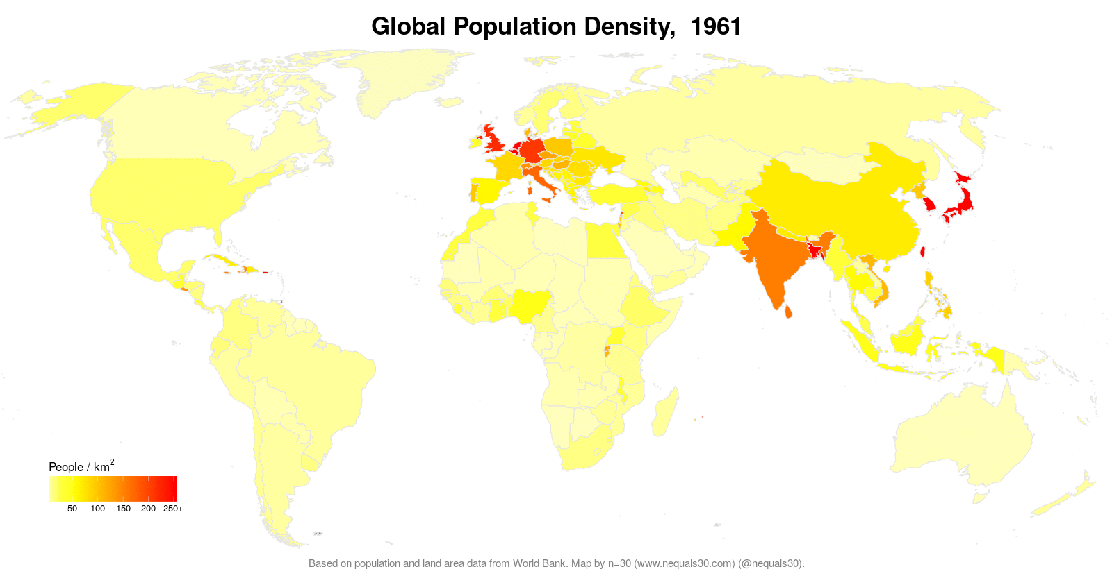 A GIF of Population Density